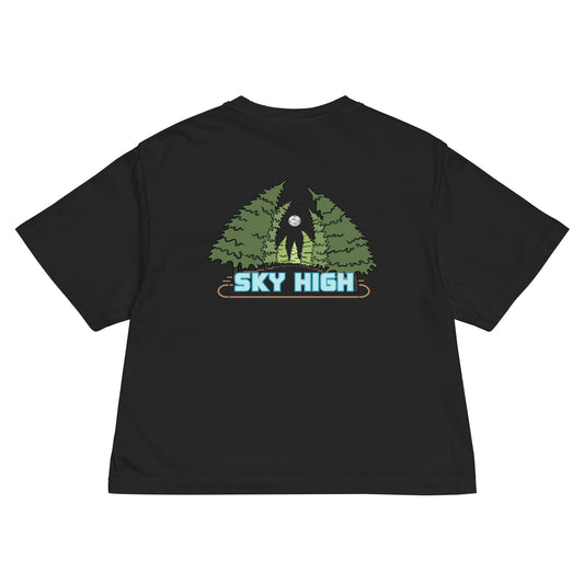 Women's Cropped Wild Bend Moon Tee