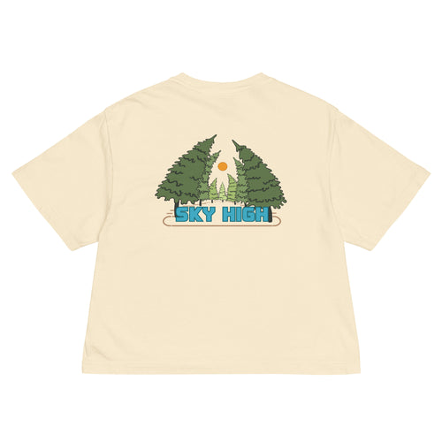 Women's Cropped Wild Bend Sun Tee