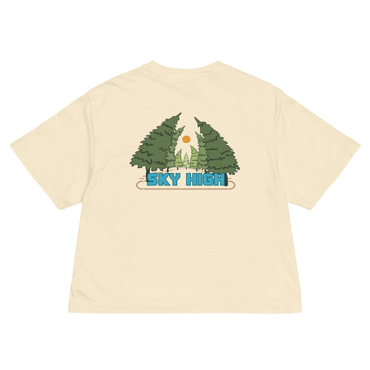 Women's Cropped Wild Bend Sun Tee